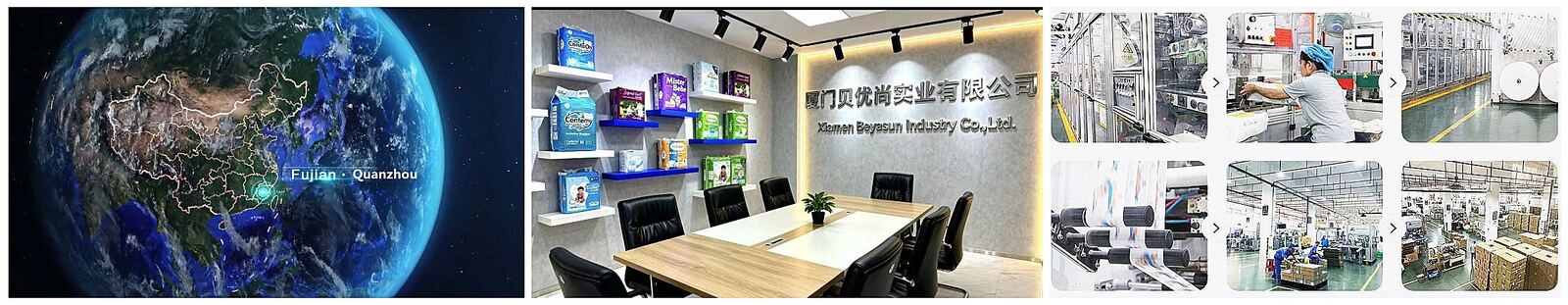 Beyasun Industrial Co.,Ltd প্রস্তুতকারকের উৎপাদন লাইন