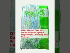 কেরেন ব্র্যান্ড সফটলভ বেবি ডায়াপারস পাইকারি ডিসপোজেবল বেবি ডায়াপারস এ গ্রেড স্লিপ বেবি ডায়াপারস