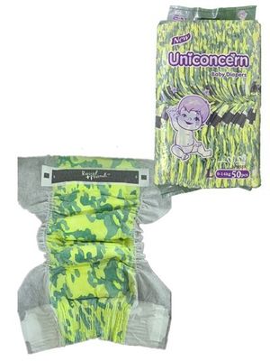 ডিসপোজেবল Nappy Pampering Breathable Soft Cotton উচ্চ মানের পাইকারি সুপার শোষণ Uniconcern শিশুর ডায়াপার