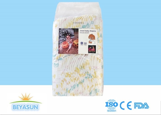 50pcs প্যাক সহ দ্বিতীয় শ্রেণীর শিশু শিশুর ডায়াপার সাইজ S M L XL XXL